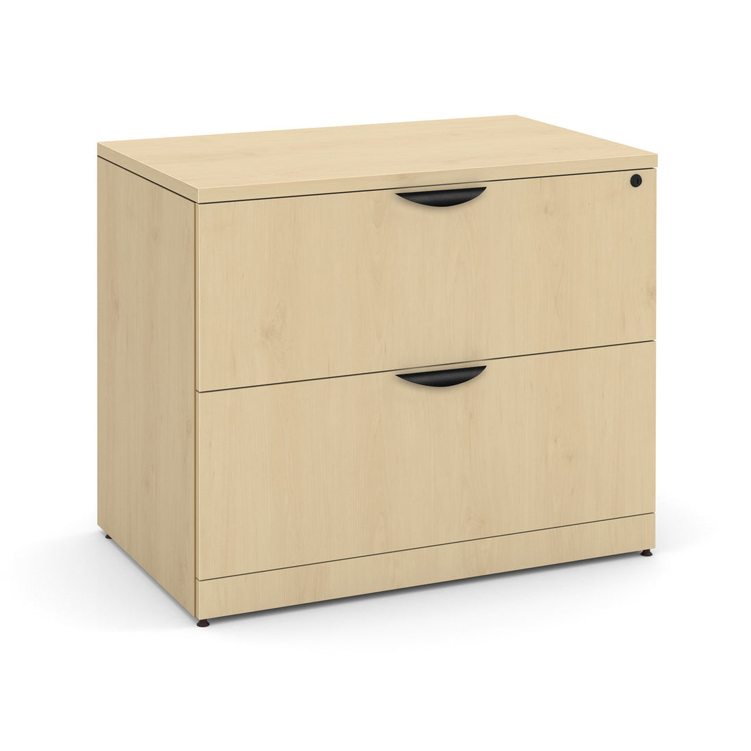 Recessed Lateral File OfficeSource OS Laminate Lateral Files 2 Drawer Lateral File