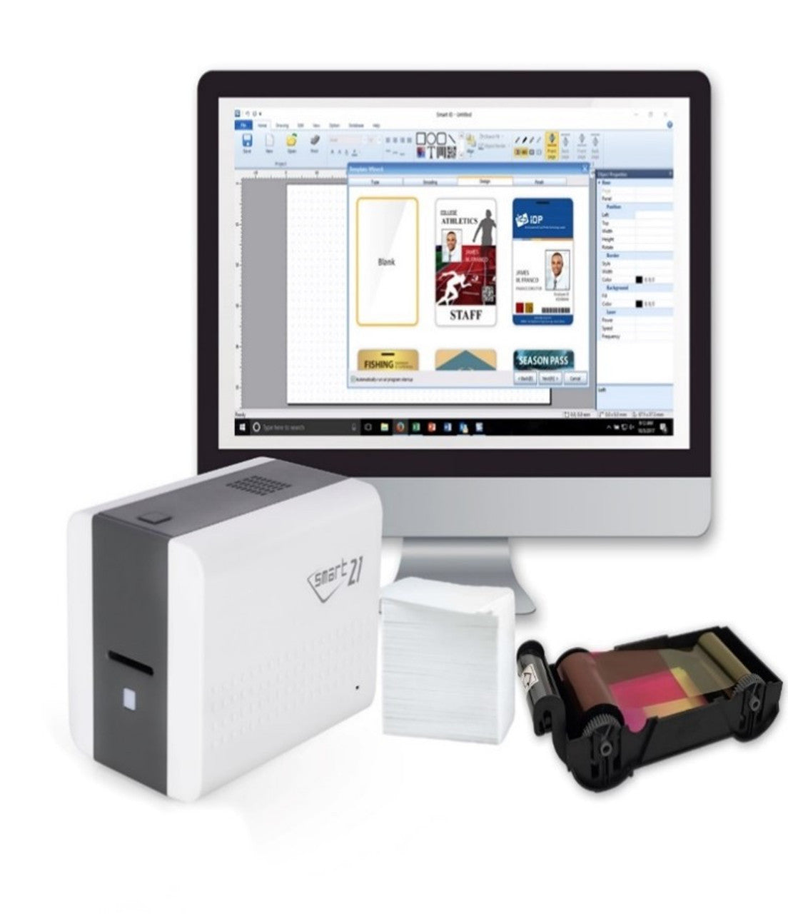 SMART-21S Simplex Printer / USB / Bundle (Kit plus usb Camera)