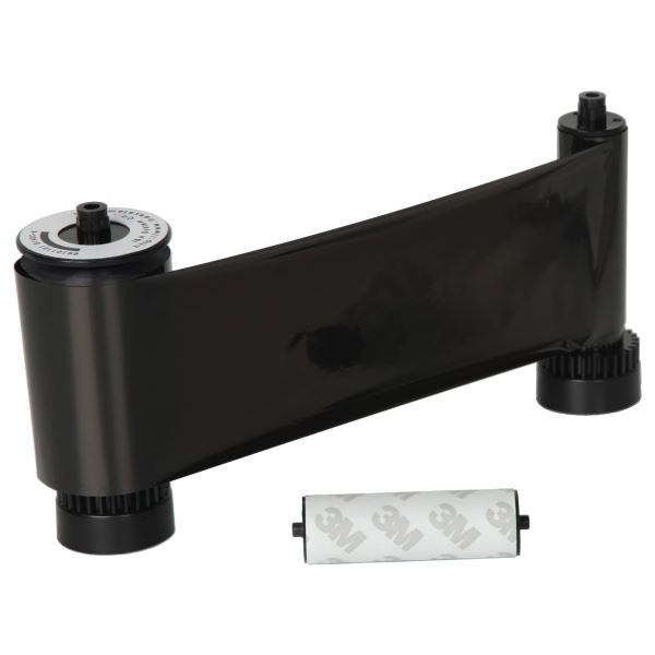 IDP 650653 black resin (K) ribbons are monochrome (1-color) ribbons. I
